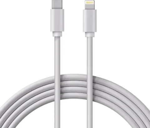 Зарядный кабель Rexant Lightning Type-C / 18-1129 (1м, белый)