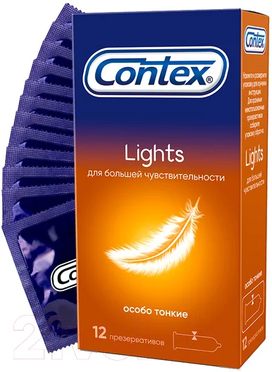 Презервативы Contex Lights №12 особо тонкие