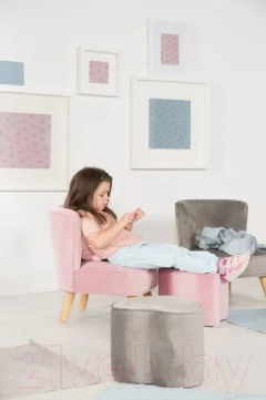 Кресло мягкое детское Roba Lil Sofa / 450120MA (розовый) — фото 2