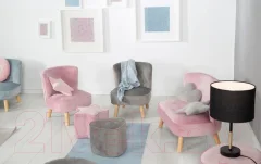 Кресло мягкое детское Roba Lil Sofa / 450120MA (розовый) — фото 4