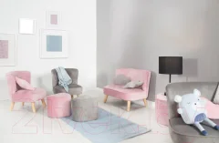 Кресло мягкое детское Roba Lil Sofa / 450120MA (розовый) — фото 5