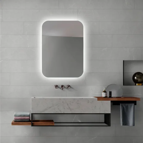 Зеркало Silver Mirrors Шампань Lite 50x70 / LED-00003024