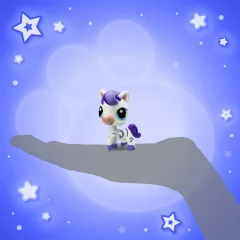 Игровой набор Hasbro Littlest Pet Shop Пара друзей Модные полосочки / 00709_LPS — фото 2