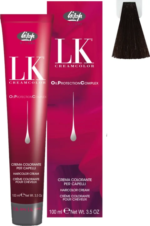 Крем-краска для волос Lisap LK Creamcolor OPC тон 5/3 (100мл)