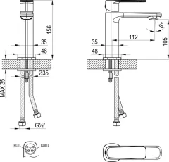 Смеситель LEMARK LMF-1012B-C — фото 9