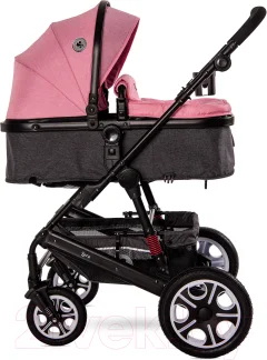 Детская универсальная коляска Lorelli Lora 3 в 1 Candy Pink / 10021282189 — фото 3