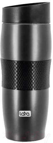 Термокружка Lara LR04-24 (черный)