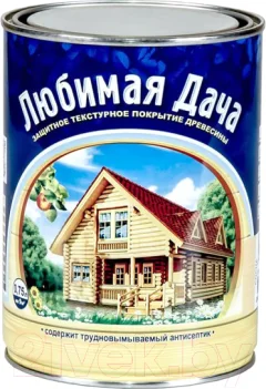 Защитно-декоративный состав Любимая дача Для дерева (750мл, груша) — фото 1