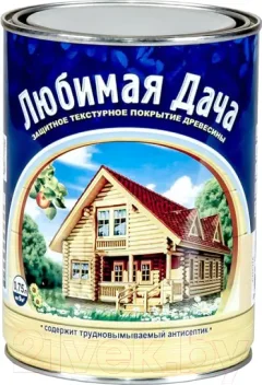 Защитно-декоративный состав Любимая дача Для дерева (750мл, орех) — фото 5