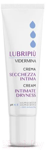 Крем для интимной гигиены Vidermina Lubripiu Против сухости (30мл)