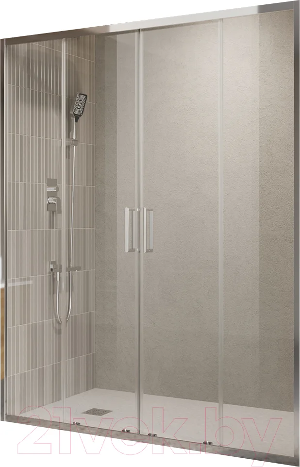 Душевая дверь BelBagno Luce-BF-2-140-C-Cr