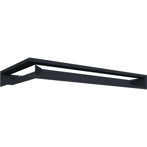 Решетка вентиляционная для камина Kratki Luft NP G 800x400x90 (графит)