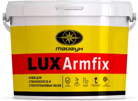 Клей для обоев Тайфун Lux Armfix для стеклохолста и стеклообоев (9кг)