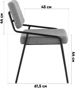 Стул Stool Group Теллинг / LV-119-M18-01 (шенилл серо-бежевый ) — фото 9