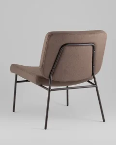 Стул Stool Group Эбигейл / LV-120-E33-8019 (велюр коричневый/каркас серо-коричневый) — фото 2