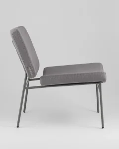Стул Stool Group Эбигейл / LV-120-E86-7005 (велюр серый/каркас серый) — фото 5