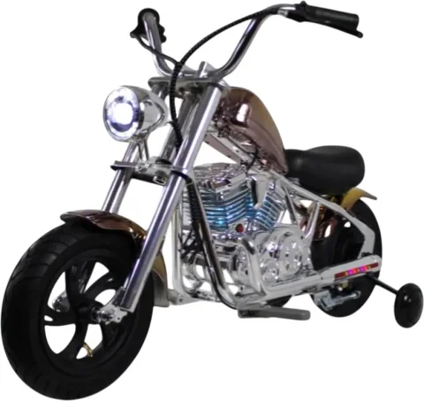 Детский мотоцикл RiverToys M777ML-B (фиолетовый хром)