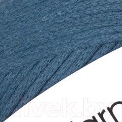 Пряжа для вязания Yarnart Macrame Cotton 20% полиэстер, 80% хлопок 225м / 9464992 (789 морская волна) — фото 2
