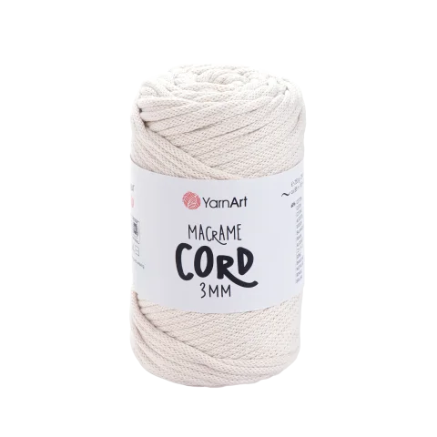 Пряжа для вязания Yarnart Macrame Cotton Cord 752 (85м)