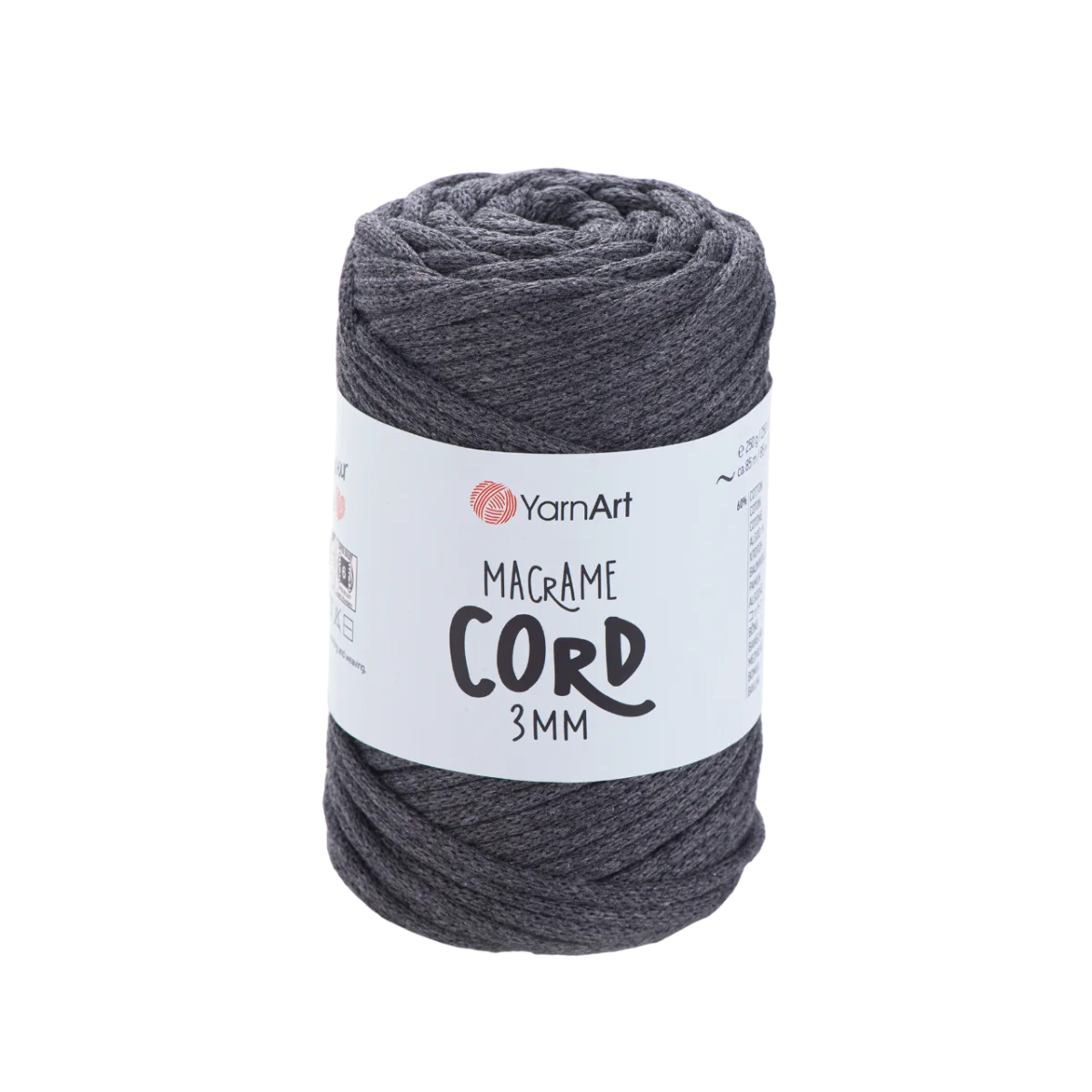 Пряжа для вязания Yarnart Macrame Cotton Cord 758 (85м)