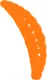 Мягкая приманка Trout Bait Maggot 40 Сыр COL.10 (White/Orange) — фото 2