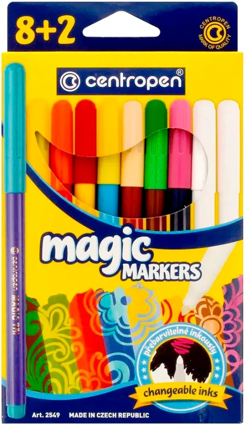 Фломастеры Centropen Magic / 5 2549 1001 (10цв)