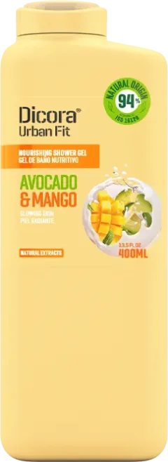 Гель для душа Dicora Mango & Avocado с витамином Е (400мл) — фото 1