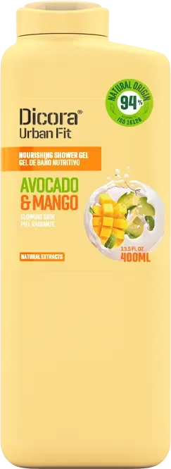 Гель для душа Dicora Mango & Avocado с витамином Е (400мл)