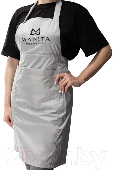 Фартук парикмахерский Manita Professional Для мастера салона красоты (серый)
