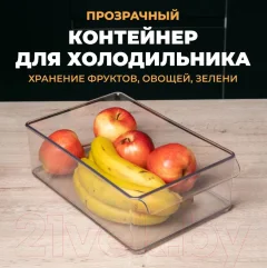 Контейнер для холодильника Berossi Mannaz ИК 69500000 (прозрачный) — фото 10