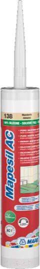 Герметик силиконовый Mapei Mapesil AC N137 (карибский песок)