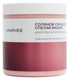 Скраб для тела Mariee Спелая вишня Соляной (250мл) — фото 1