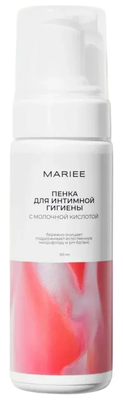 Пенка для интимной гигиены Mariee с молочной кислотой (160мл) — фото 1
