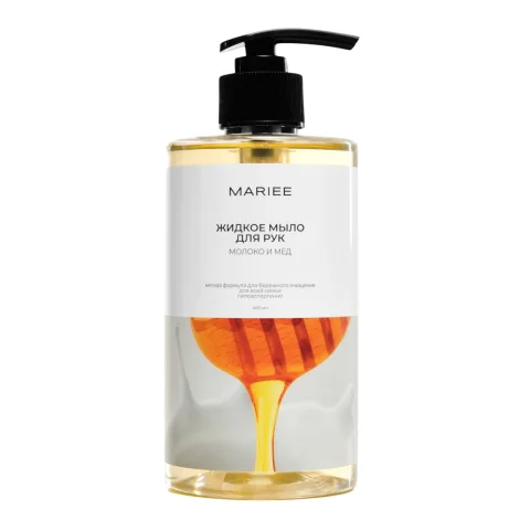 Мыло жидкое Mariee Молоко и мед (460мл)