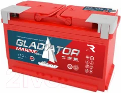 Аккумулятор лодочный Gladiator Marine Ultra 100 R (100 А/ч) — фото 1