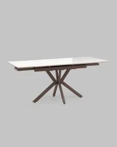 Обеденный стол Stool Group Marmer 120-180x80x76 (капучино) — фото 5