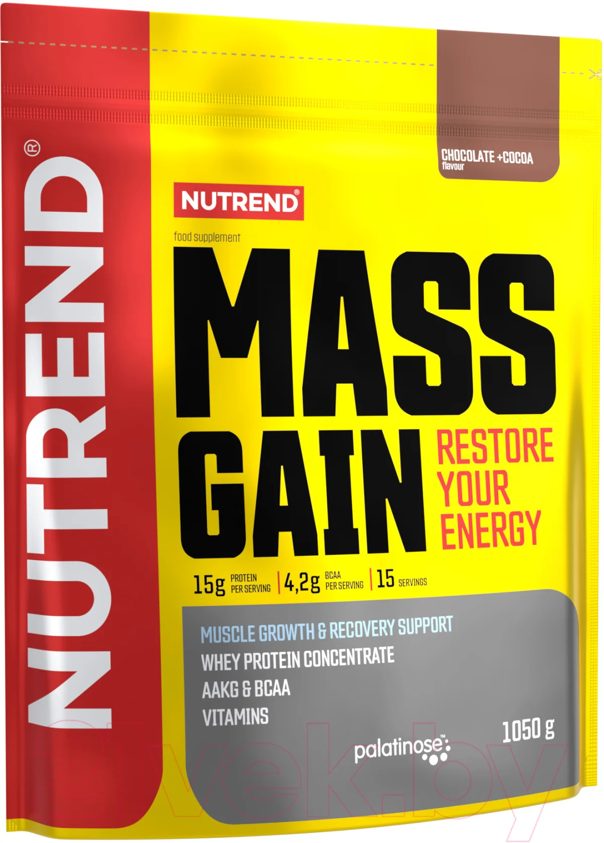 Гейнер Nutrend Mass Gain (1050г, шоколад/какао)