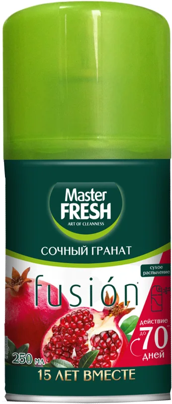 Сменный блок для освежителя воздуха Master Fresh Сочный Гранат (250мл)