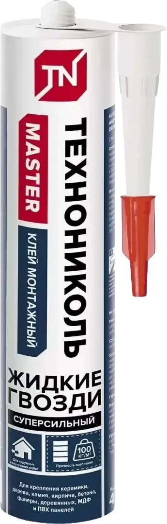 Клей Технониколь Master Акриловый Суперсильный (280мл, белый)