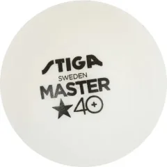 Набор мячей для настольного тенниса STIGA Master ABS (6шт, белый) — фото 9