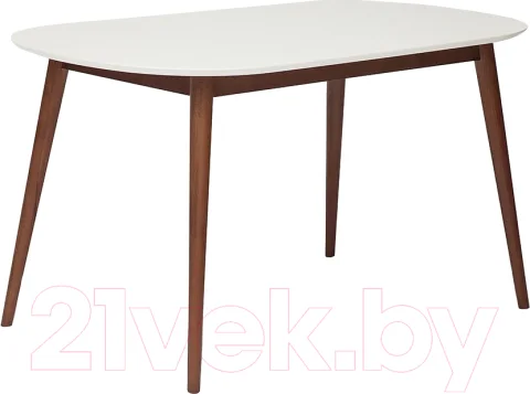 Обеденный стол Tetchair Max (белый/натуральный)