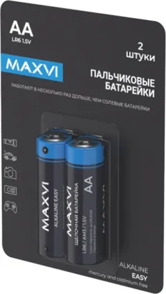 Комплект батареек Maxvi MBLR6ES2 AA (2шт) — фото 10