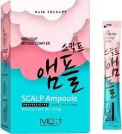 Маска для волос Med B Филлер MD-1 Intensive Peptide Complex Scalp Ampoule (20x10мл) — фото 7
