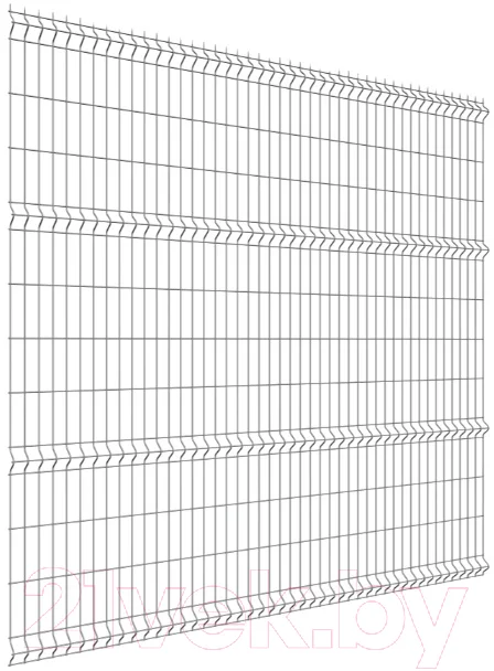 3D панель заборная Белзабор Medium Zn GL 1730x2500мм