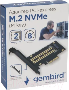 Адаптер для SSD диска Gembird/Cablexpert MF-PCIE-NVME — фото 3