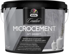Штукатурка готовая декоративная Dufa Microcement (8кг) — фото 1