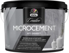 Штукатурка готовая декоративная Dufa Microcement (8кг) — фото 7