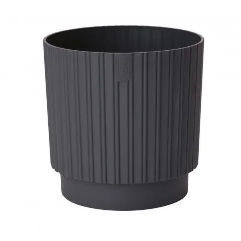 Кашпо Formplastic Mika Cyli Petit Eco / FP-5290-014 (антрацитовый)