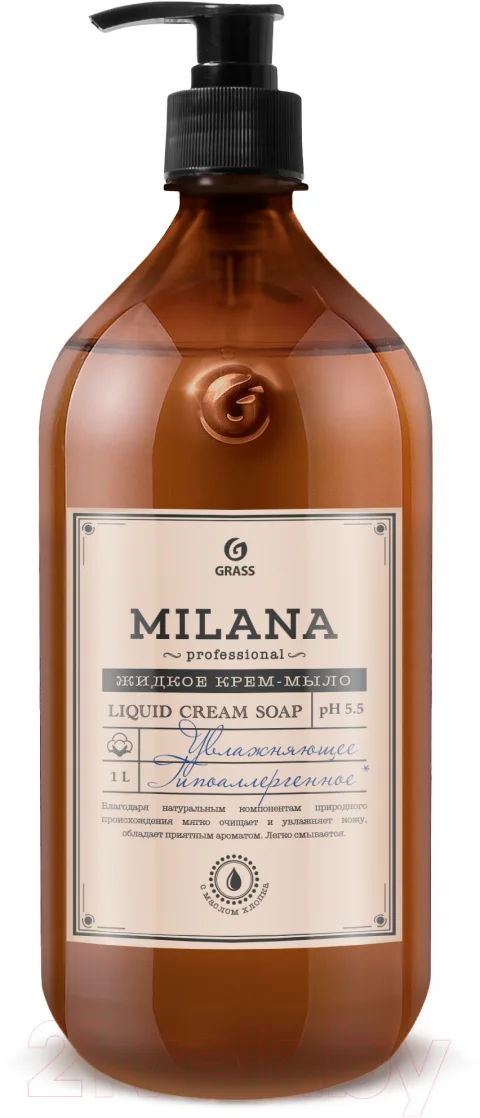 Мыло жидкое Grass Milana Professional / 125645 (1л)