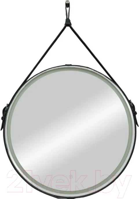 Зеркало Континент Millenium Black Led D 65 (натуральная кожа, черный)